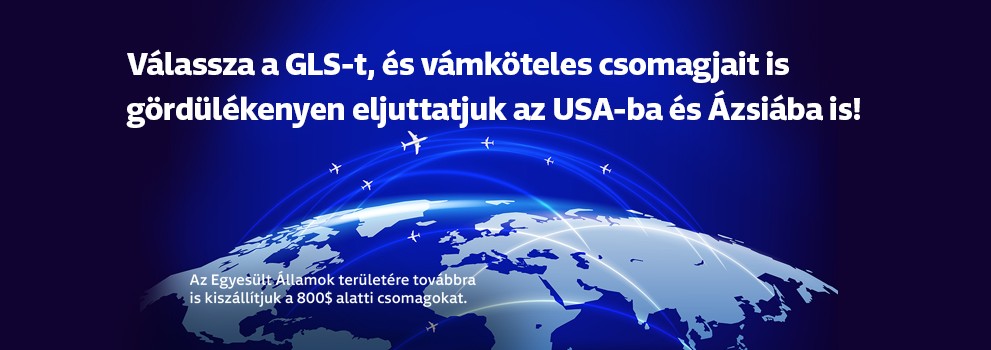 Vámköteles csomagok is gördülékenyen eljutnak az USA-ba és Ázsiába